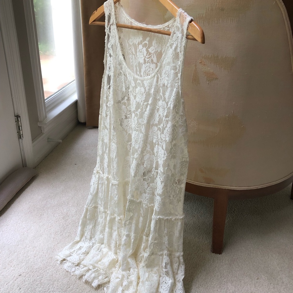 Rose lace top